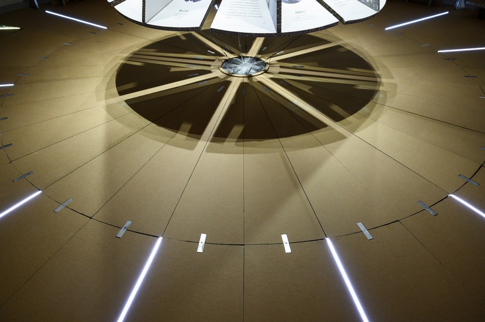 joints pavilion iii sand clock installation china by roarc renew