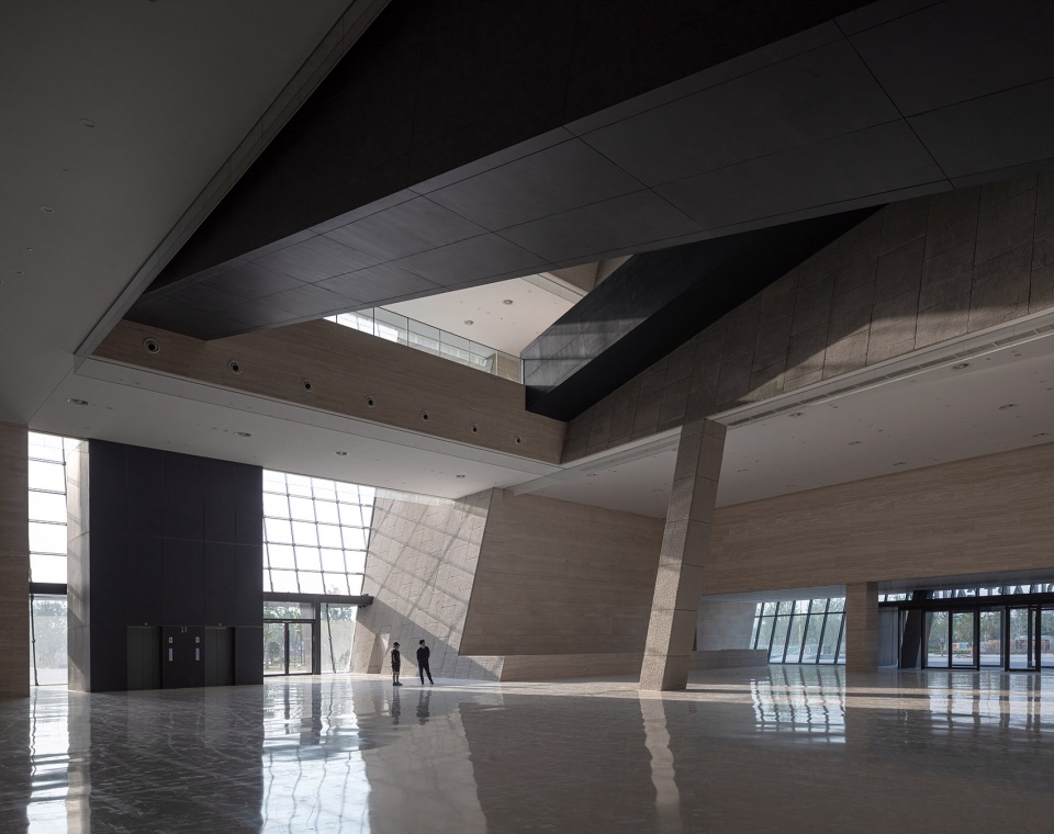 zhengzhou art museum and zhengzhou archives china by zeng qun architecture design studio