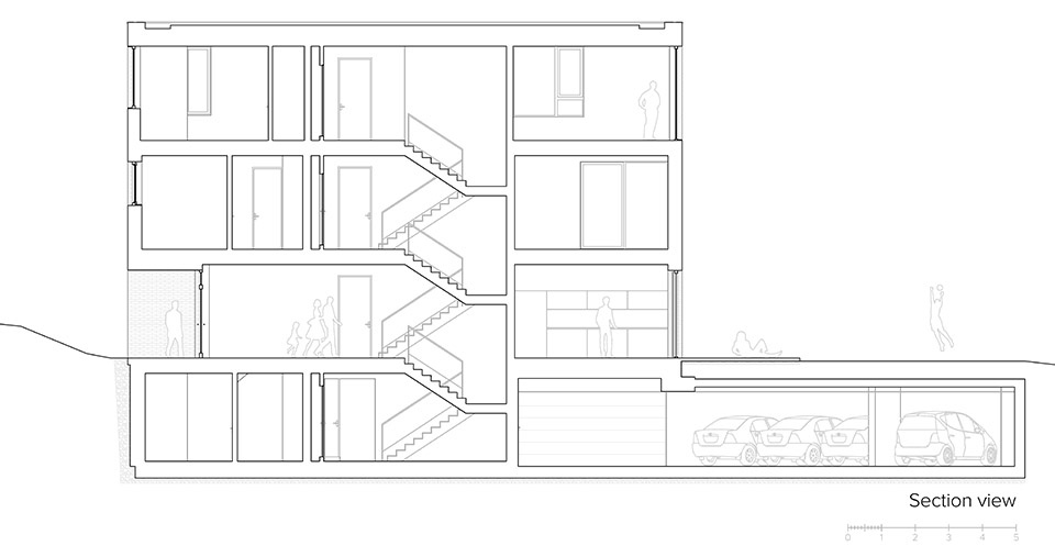 SA43 Apartments Project by Numbernow studio and Balazs Szelecsenyi