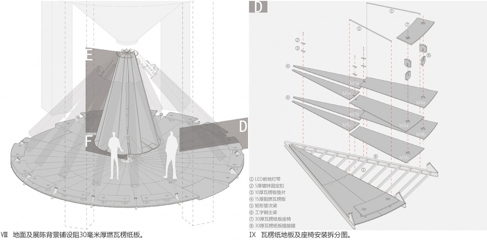 joints pavilion iii sand clock installation china by roarc renew