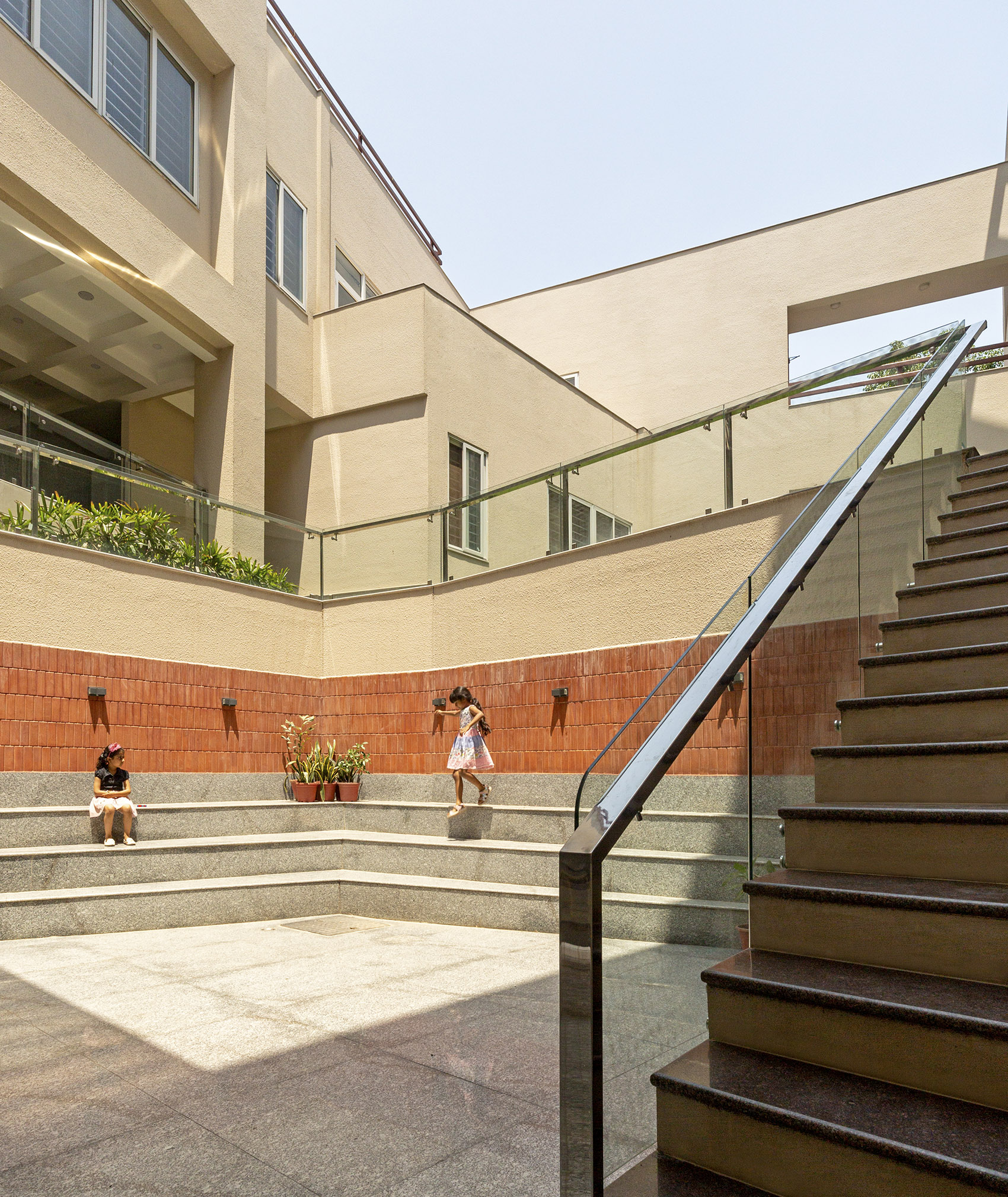 the mann school white flower hall girls hostel by envisage
