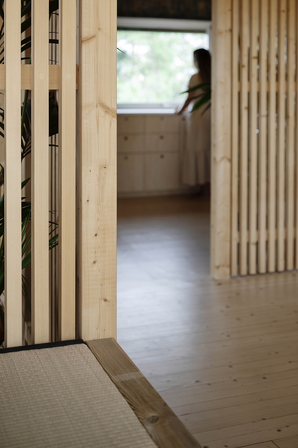 Wood Slat Shotgun House Austigard Arkitektur