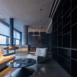 纯黑极简住宅，上海 / 费弗空间设计