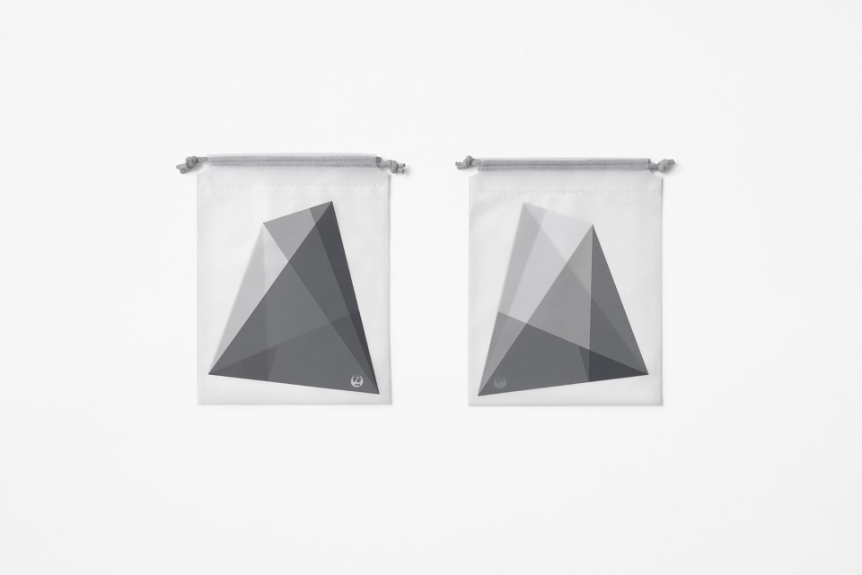 inflight amenity kit by nendo