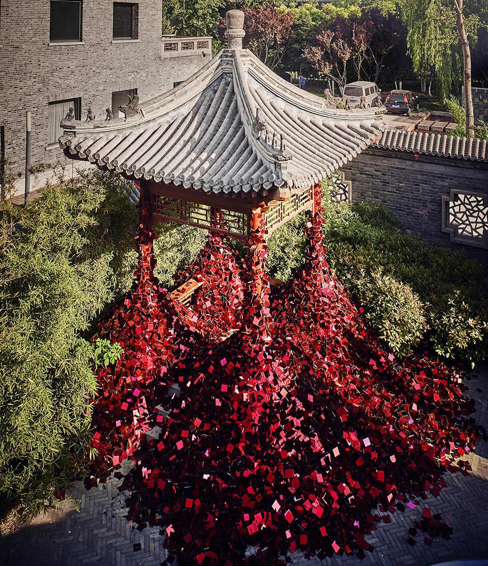 red pavilion china by guzhihong studio