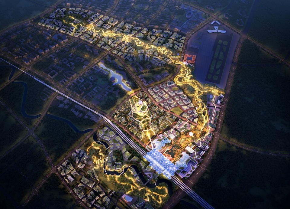 Chengdu Future City gmp wins competition for new high tech development In southwest China