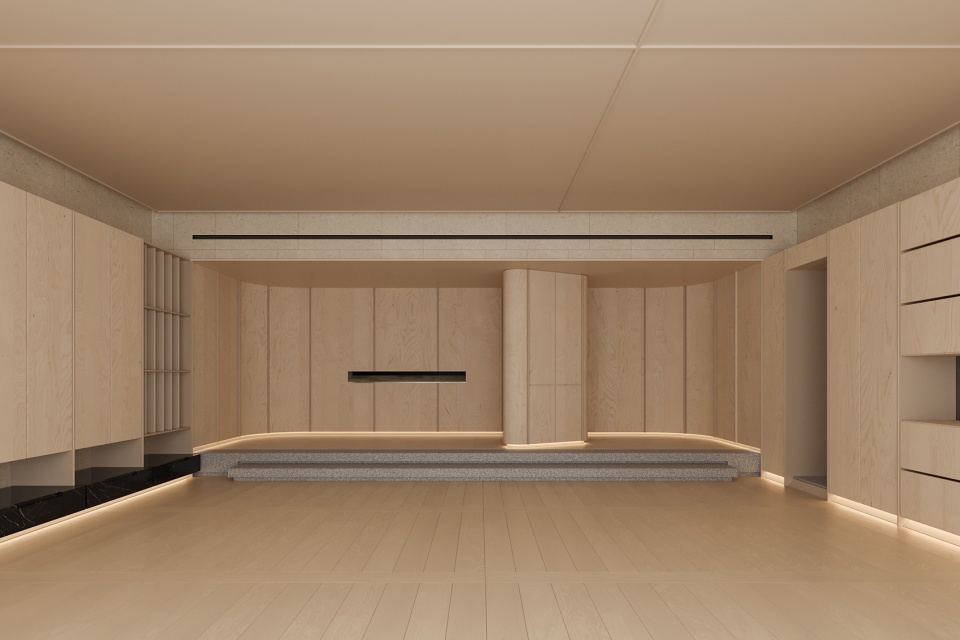 yushe yoga pilates china by yanyu interior design