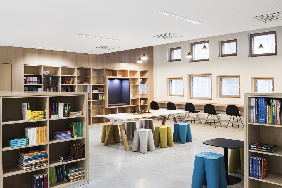 jatkasaari comprehensive school by aor architects