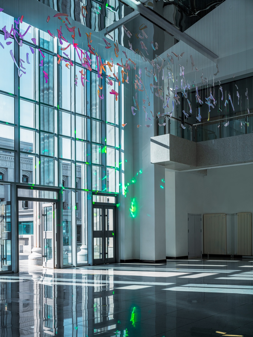 peking academy high school installation by zomozomo