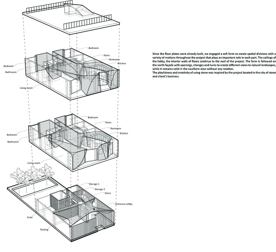 Mahallat Residental Building No3 by CAAT Studio