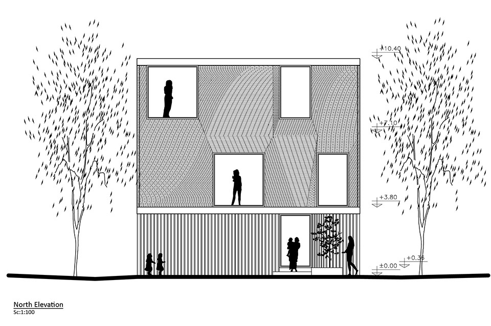 Mahallat Residental Building No3 by CAAT Studio