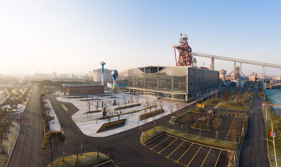 china baowu steel conference and exhibition center by edge design x cisdi