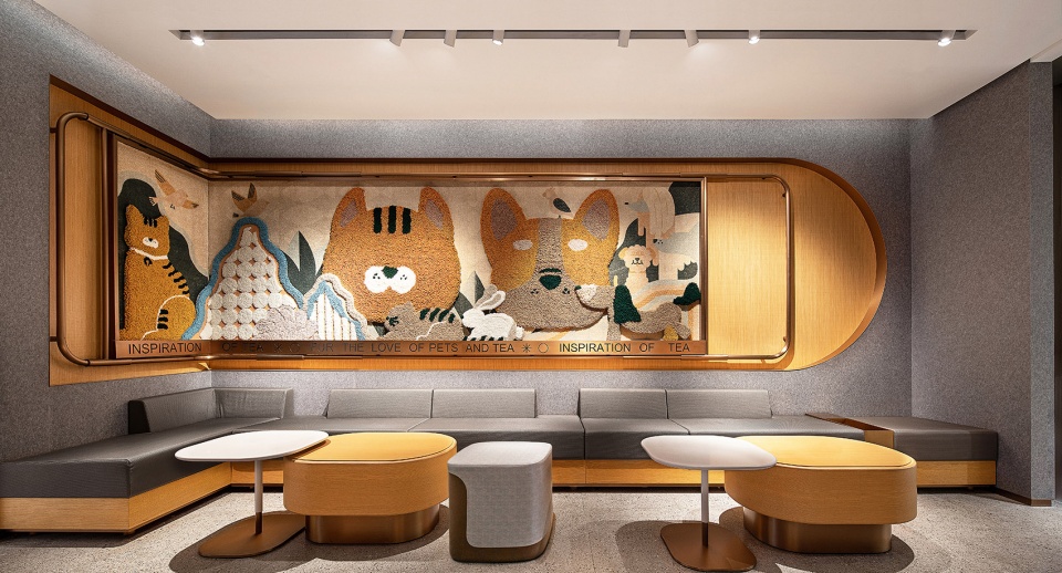 companion heytea pet friendly theme store china by und design studio