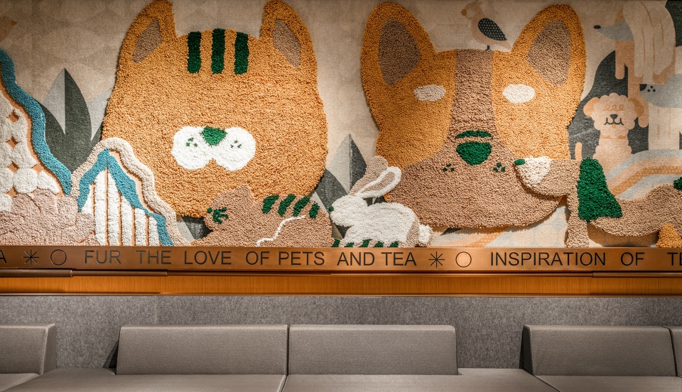 companion heytea pet friendly theme store china by und design studio