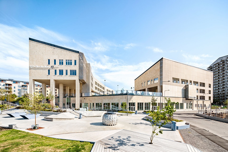 sjoviksskolan by max arkitekter