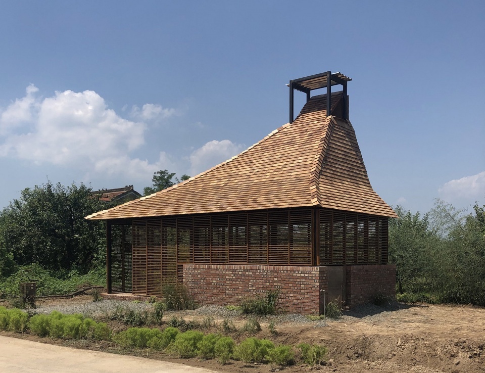 recycling station in the pear orchard china beijing forestry university chiba university 960x738