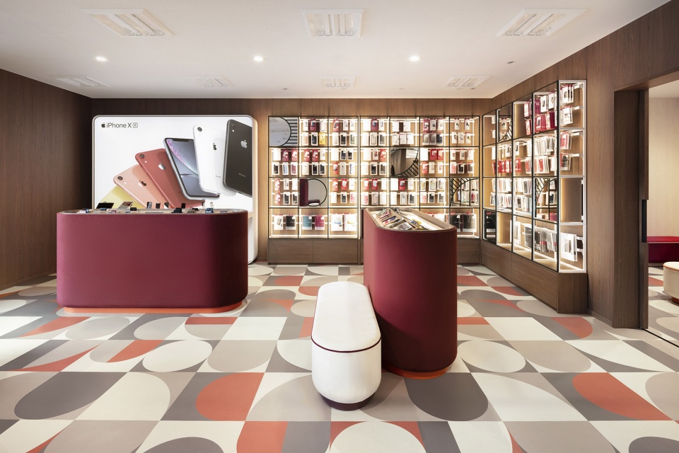 docomo shop d garden by nendo