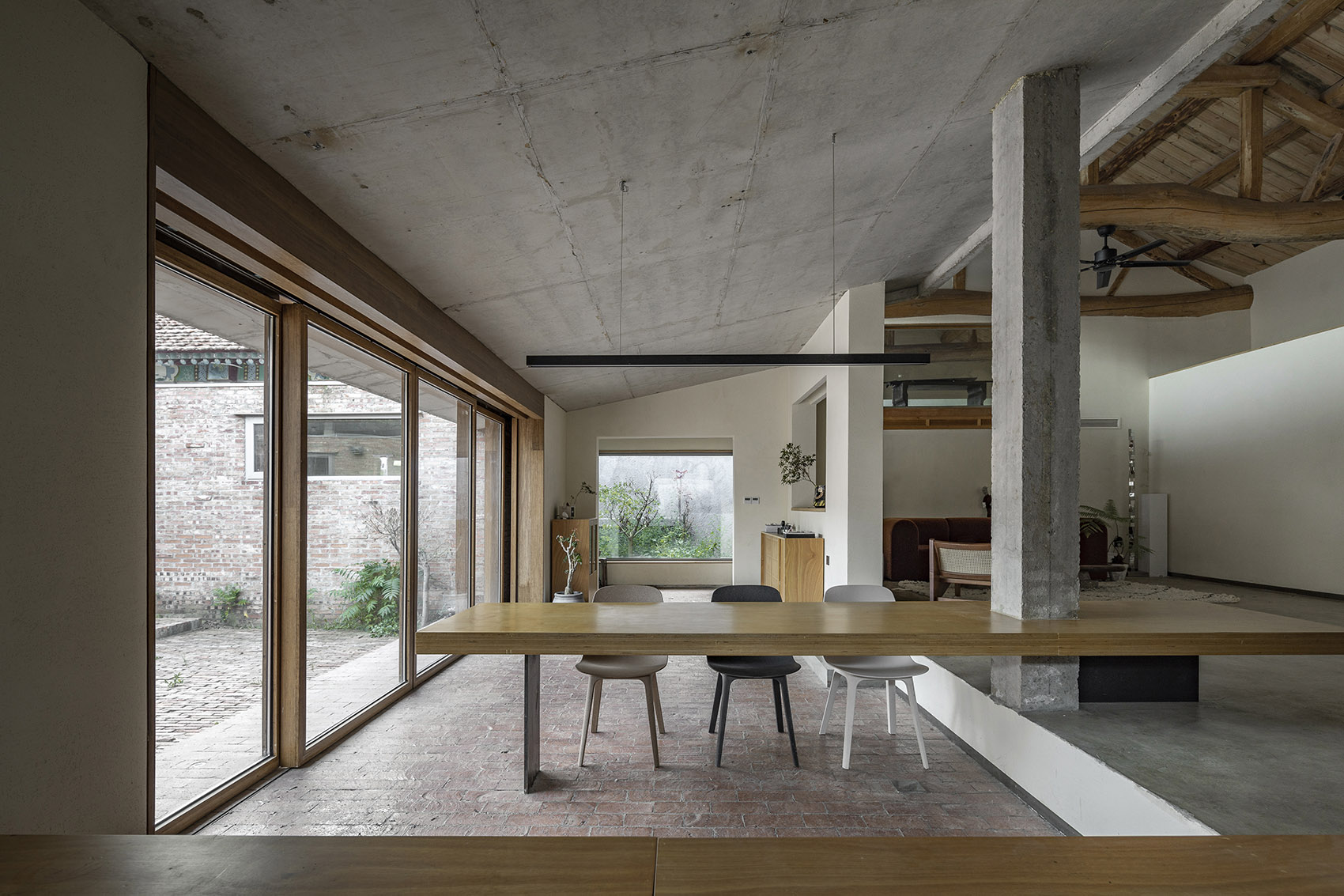 quanzhai house on youdi road in beijing by atelier kai architects