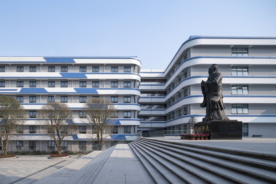 chengdu new century foreign language school china by zzhk architects
