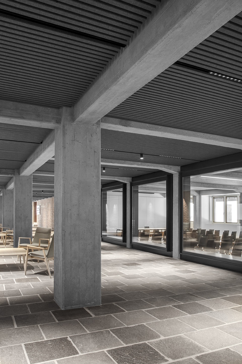 cusanus academy renovation by modusarchitects