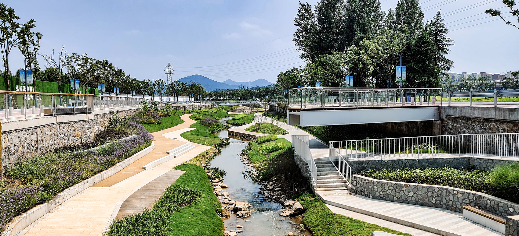 environmental improvement project of yulan river in yongning street pukou district nanjing by beijing zeho waterfront ecological environm...