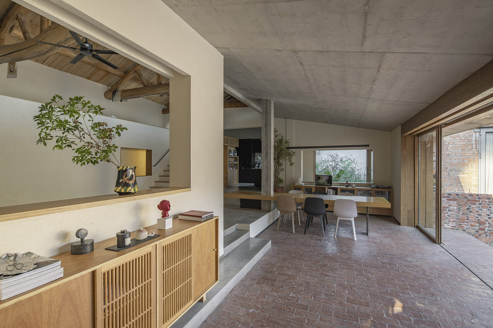 quanzhai house on youdi road in beijing by atelier kai architects