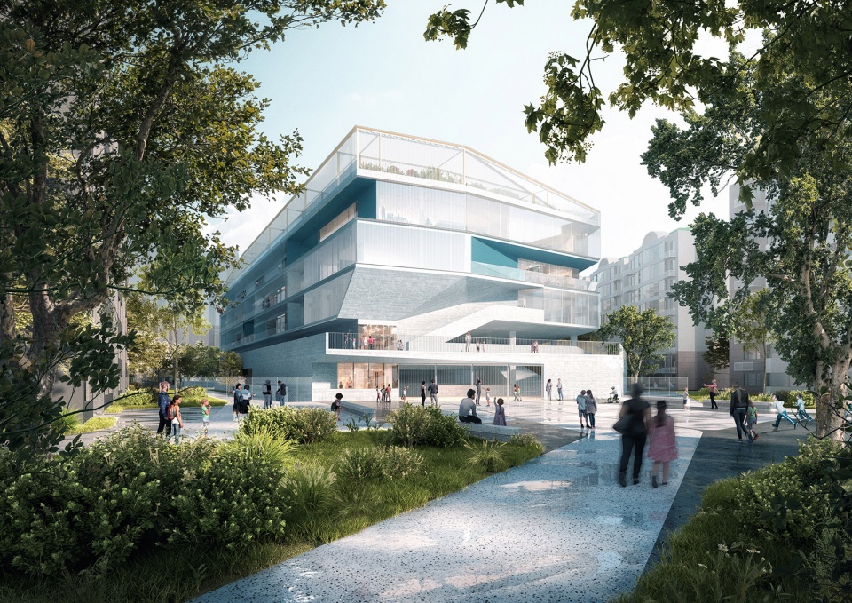 The Overlapped Campus Lianhua Primary School China by reMIX Studio