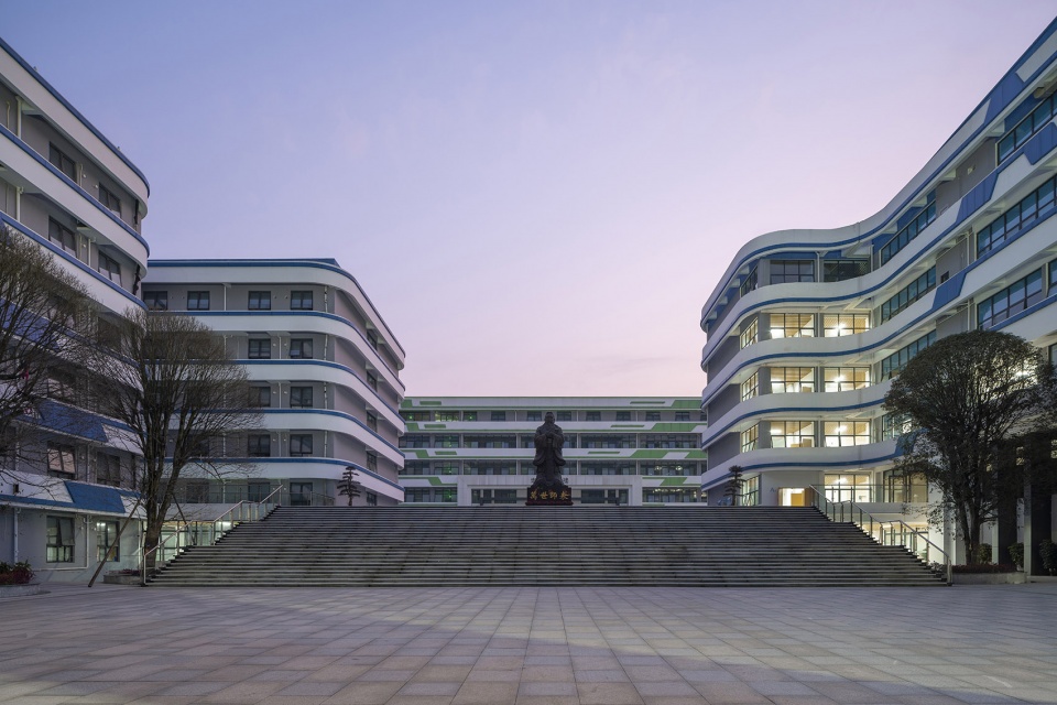 chengdu new century foreign language school china by zzhk architects