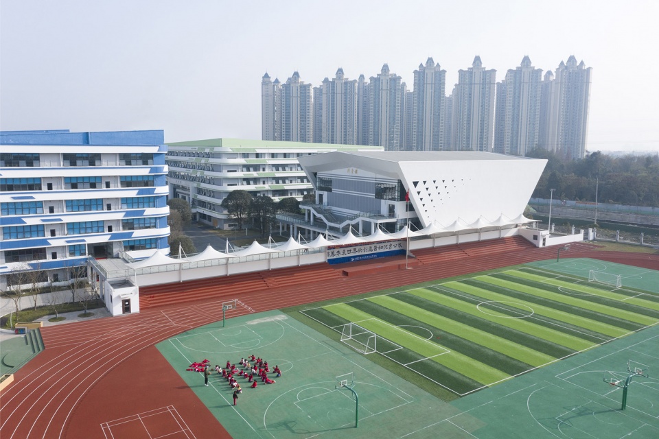 chengdu new century foreign language school china by zzhk architects