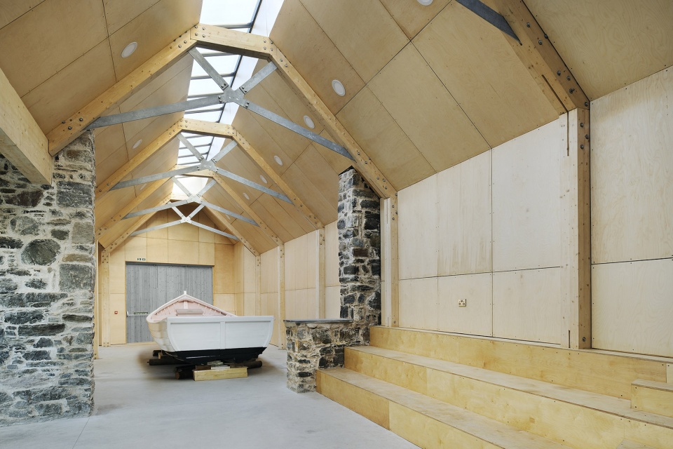 Portsoy Boatbuilding Center Brown Brown Architects