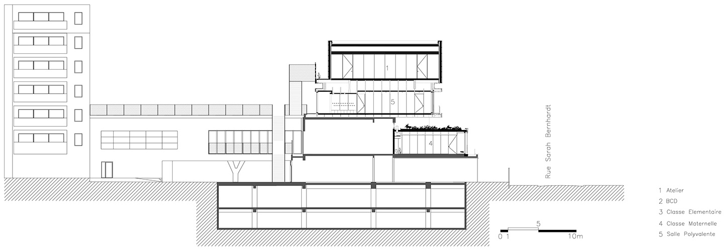 badinter school by yoonseux architectes