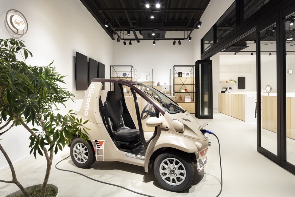 docomo shop d garden by nendo