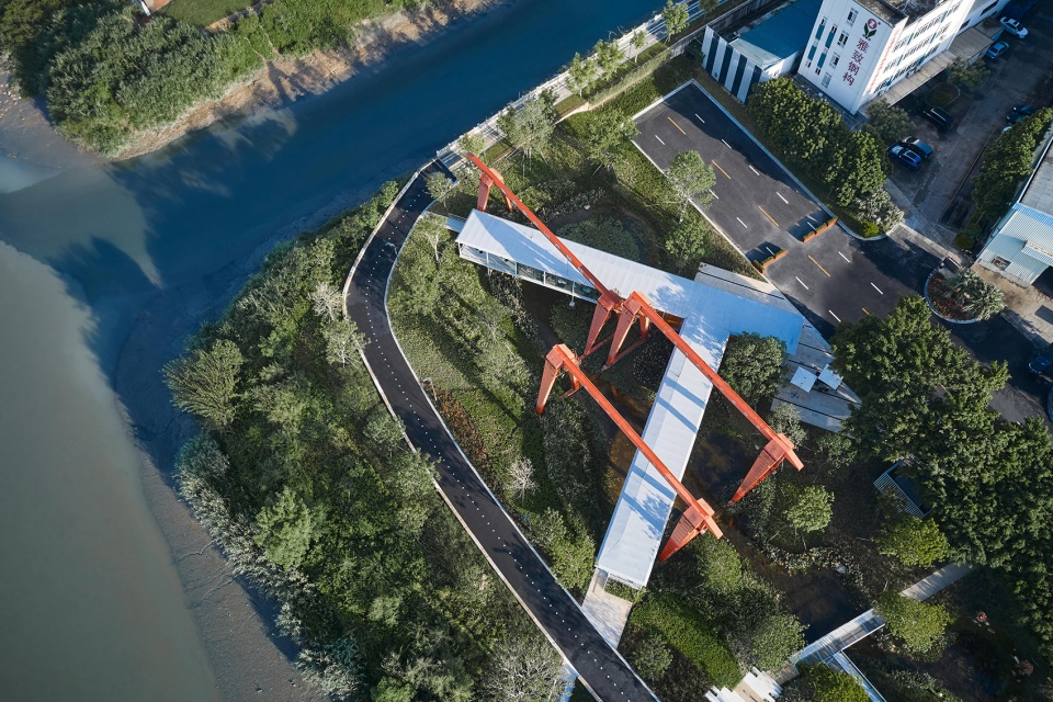 suspended pavilion china by tjadoriginal design studio
