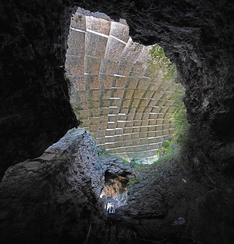 the protective shelter of locality 1 archaeological site of zhoukoudian peking man cave china by thad