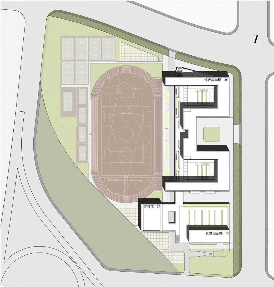Tianjin Second Xinhua Middle School Tongji Architecture Design