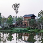 Sichuan Nanbu Water City Yuji Island Park, China by BLVD International