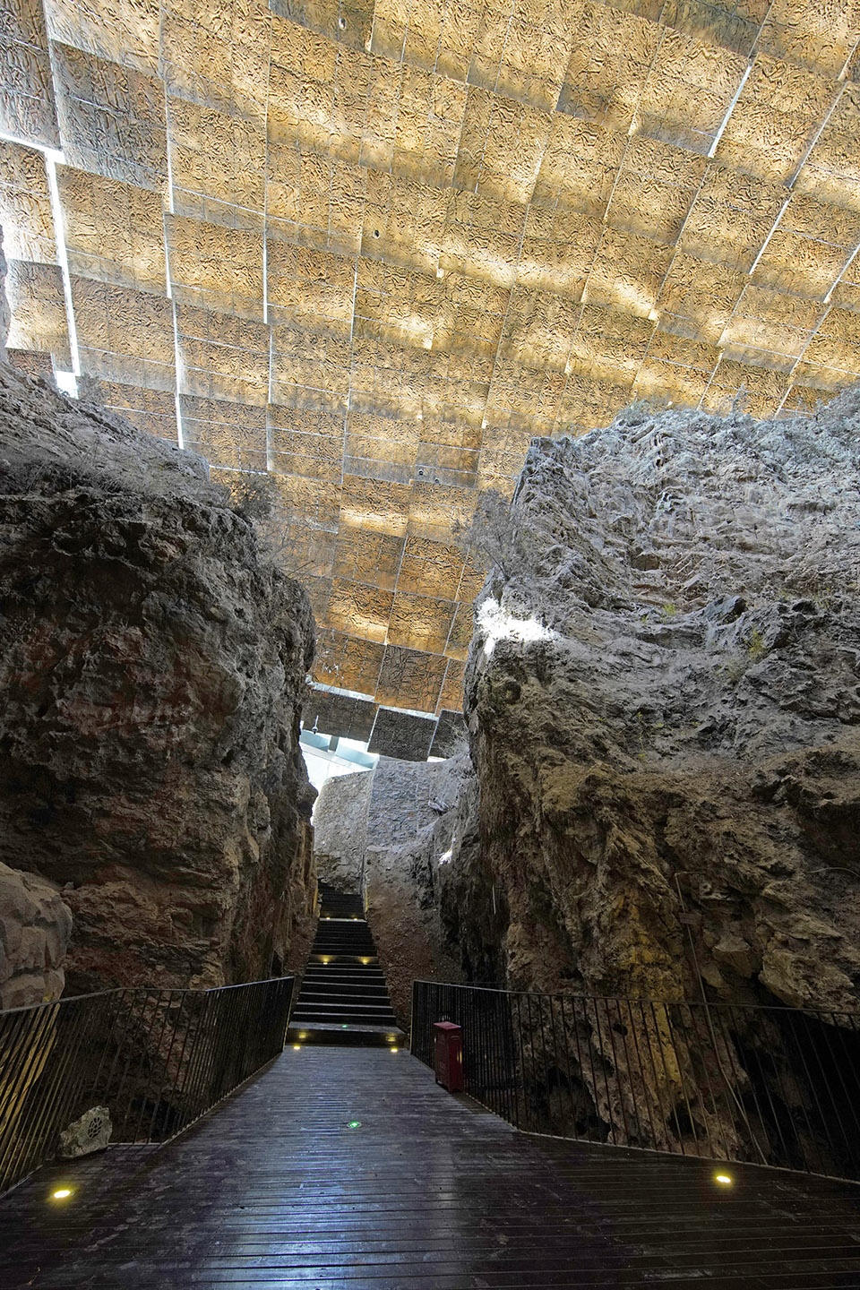 the protective shelter of locality 1 archaeological site of zhoukoudian peking man cave china by thad
