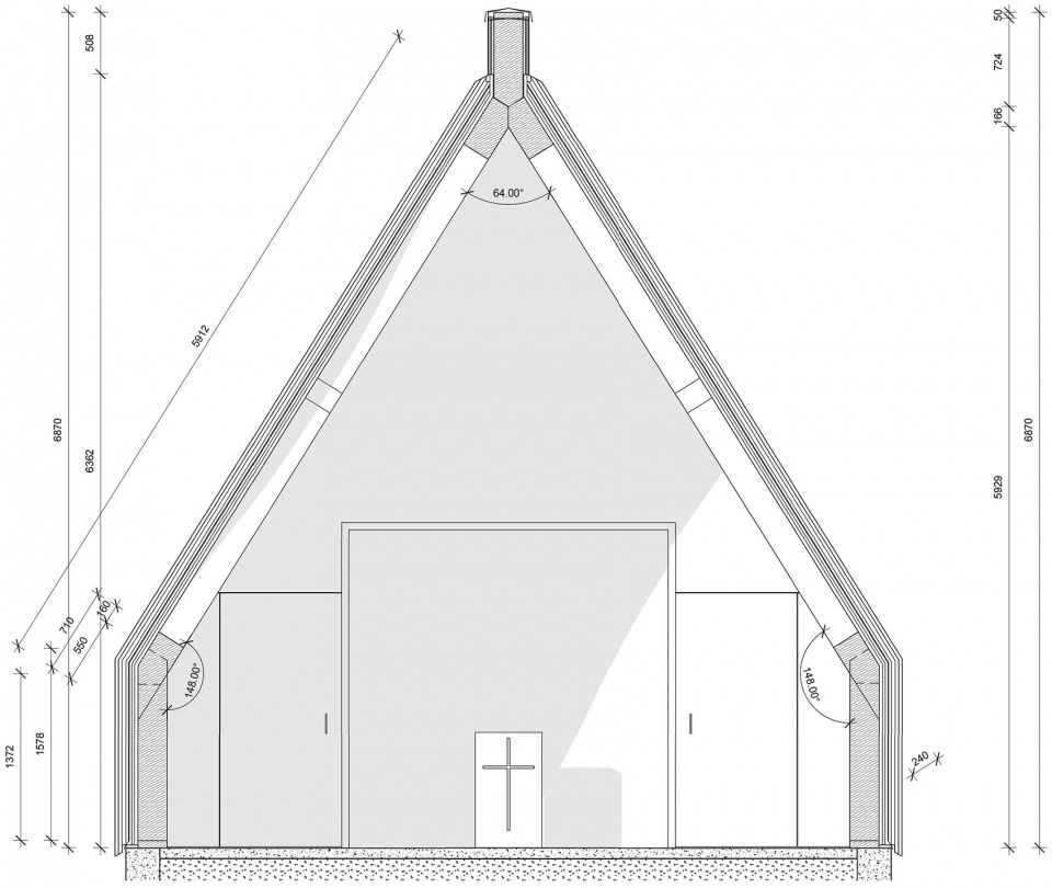 forest chapel Architecturestudio NOAN