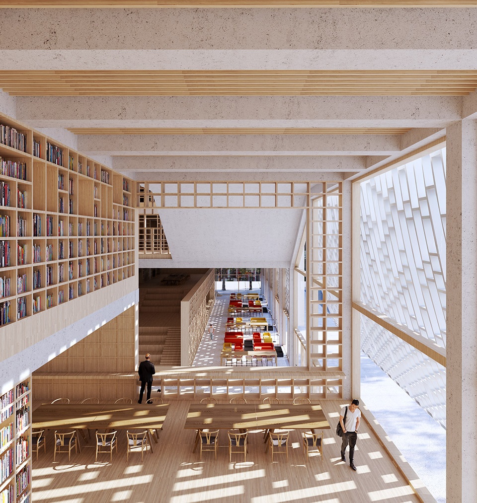 macau central library by mecanoo
