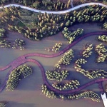 Sichuan Nanbu Water City Yuji Island Park, China by BLVD International