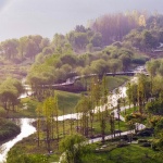 Sichuan Nanbu Water City Yuji Island Park, China by BLVD International