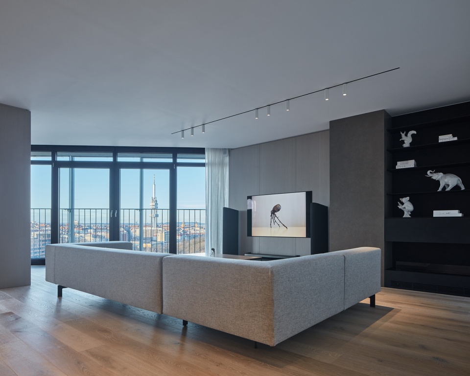 minimalist apartment by barbora leblova