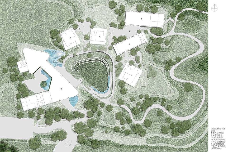Front Zone of Sanya Museum of Contemporary Art by DA INTEGRATING LIMITED