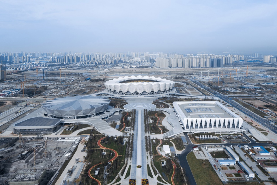 Master Plan and Main Stadium Design and Xi An Olympic Sports Center China by PTW