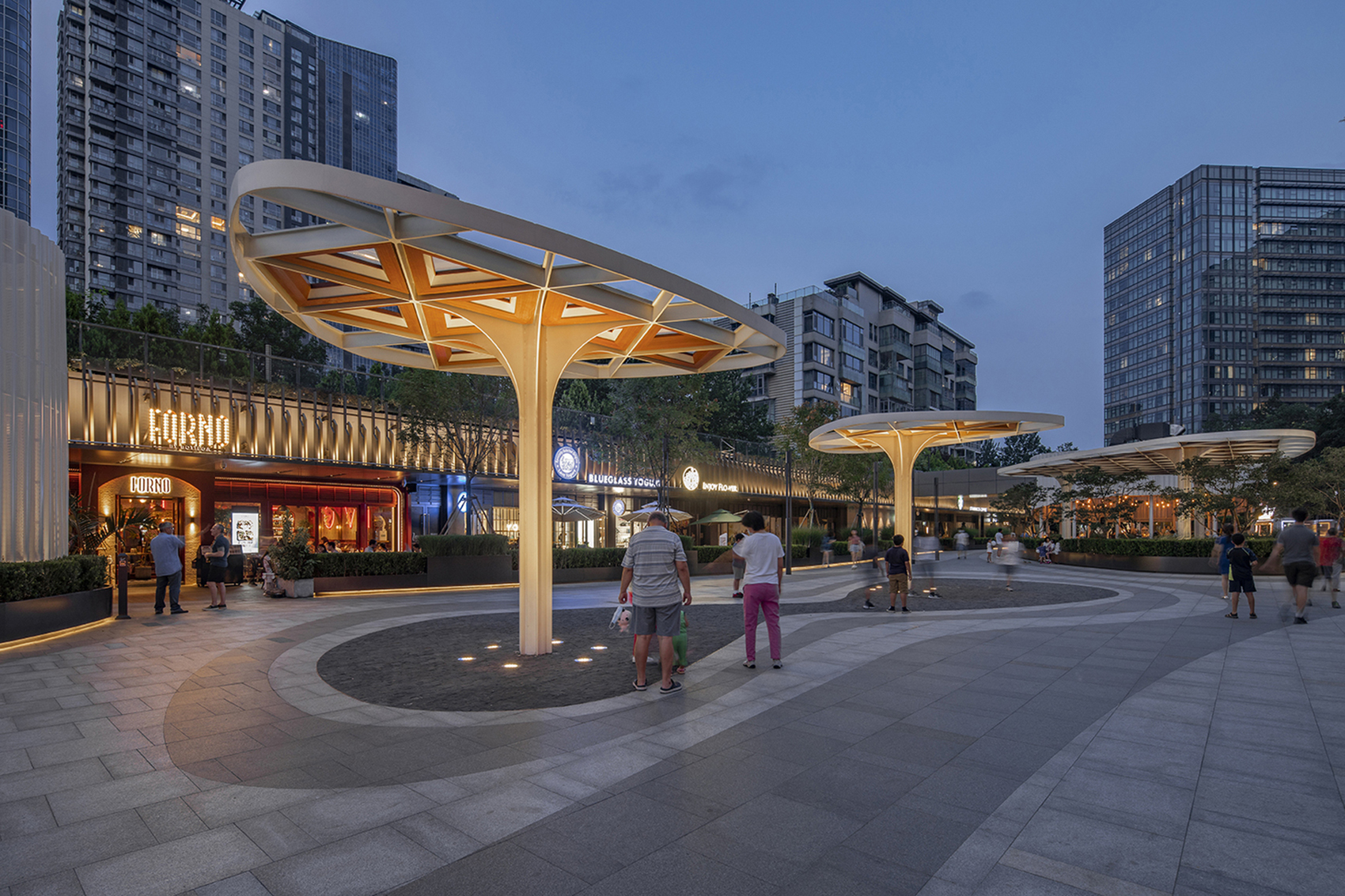 lighting heals urban space lighting design of beijing cr land instreet china by prol 1