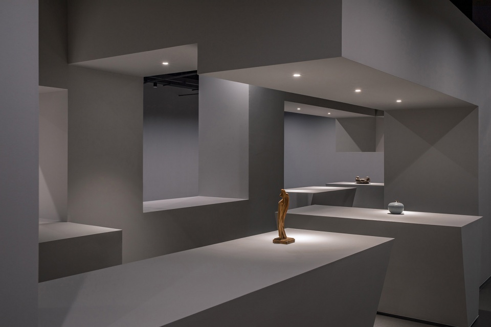 Folding gallery art Center China by BANDe Architects