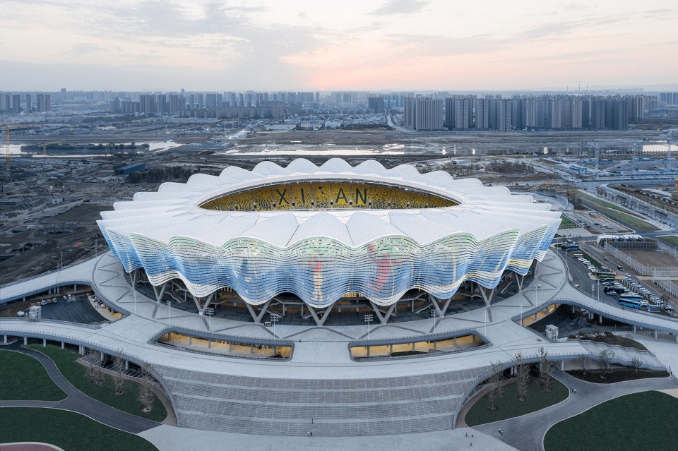 Master Plan and Main Stadium Design and Xi An Olympic Sports Center China by PTW