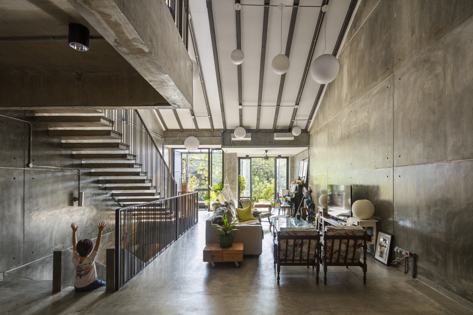 concrete jungle house by n o t architecture