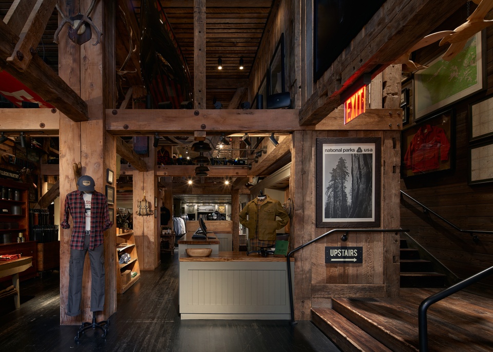 filson nyc flagship by heliotrope architects