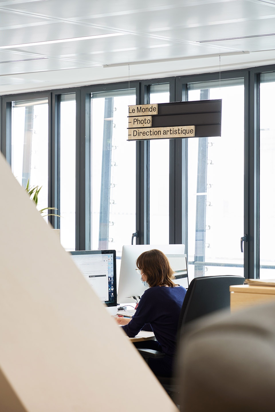 le monde group hq wayfinding snohetta